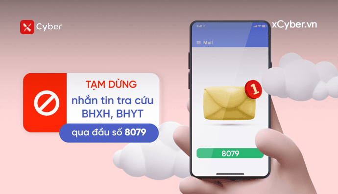 BHXH, BHYT 2023_ Tạm dừng dịch vụ nhắn tin tra cứu BHXH, BHYT qua số 8079