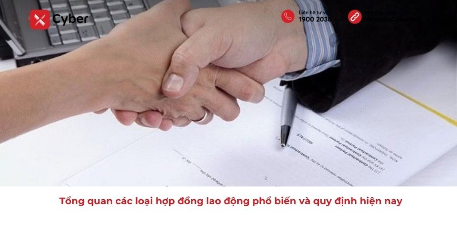 Các loại hợp đồng lao động phổ biến hiện nay