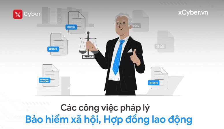 Cac cong viec phap ly ve bao hiem xa hoi hop dong lao dong
