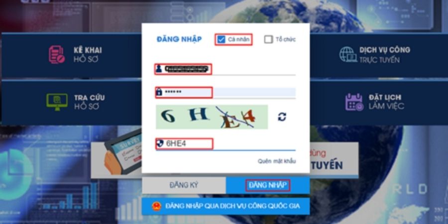 Tất tần tật về đăng ký bảo hiểm xã hội tự nguyện online mới nhất 2025 3 Chọn đối tượng đăng nhập là cá nhân