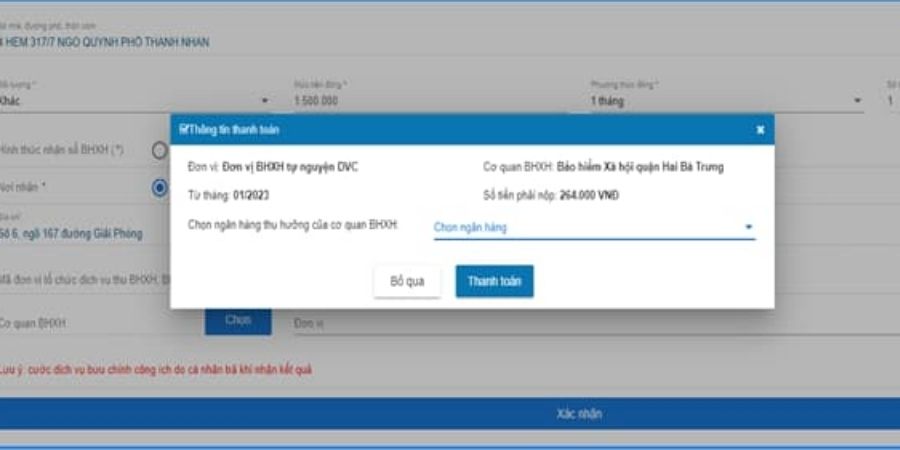 Tất tần tật về đăng ký bảo hiểm xã hội tự nguyện online mới nhất 2025 12 Hệ thống tự tính số tiền cần đóng