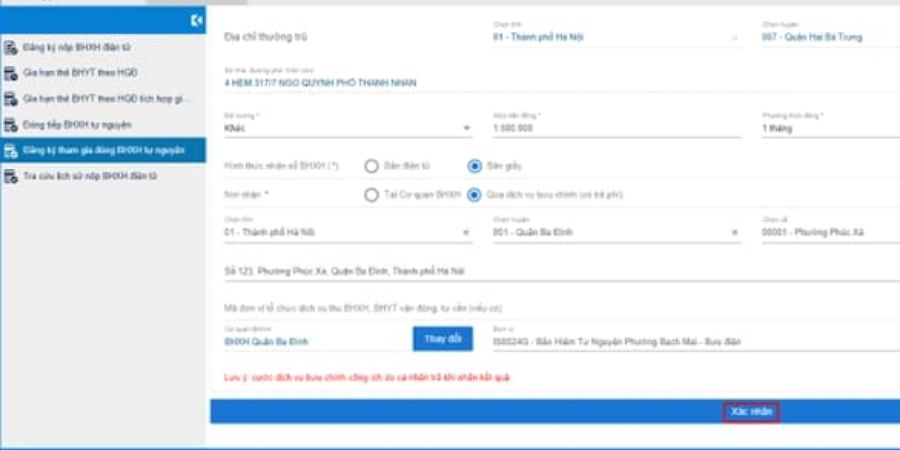 Tất tần tật về đăng ký bảo hiểm xã hội tự nguyện online mới nhất 2025 11 Nhấn hoàn tất thông tin kê khai