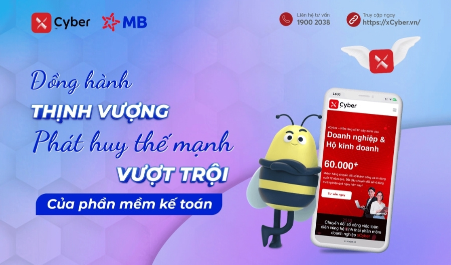 CyberLotus và MB Bank đồng hành thịnh vượng, phát huy thế mạnh vượt trội của phần mềm kế toán