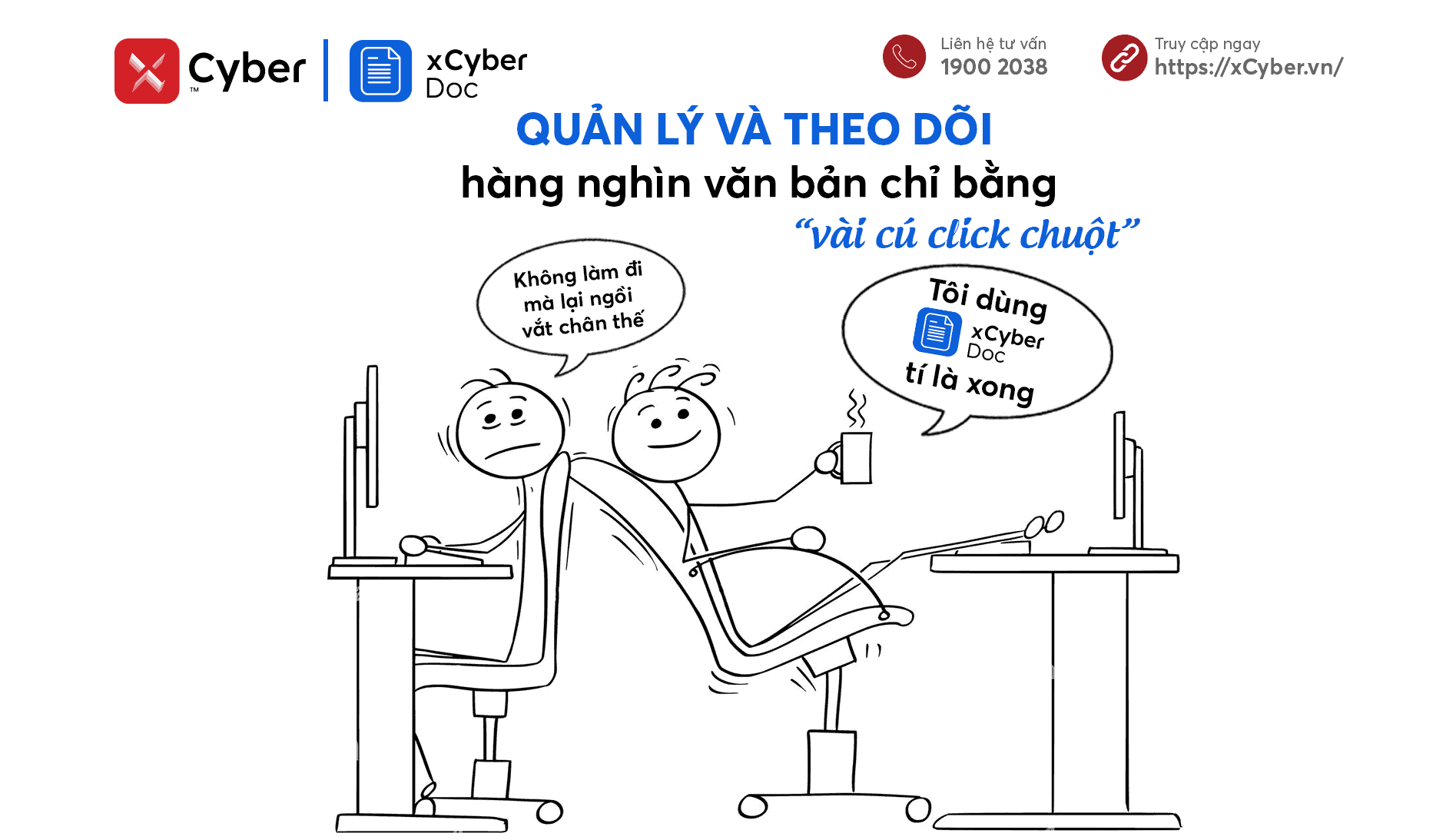 Quản lý và theo dõi hàng nghìn văn bản chỉ bằng vài cú click chuột