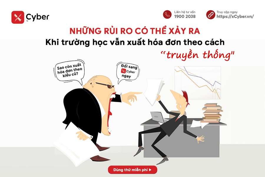 Xuất hóa đơn theo cách truyền thống tại trường học và bệnh viện - Tiềm ẩn nhiều rủi ro không thể xem nhẹ 5 Rủi ro khi xuất hóa đơn truyền thống tại trường học và bệnh viện