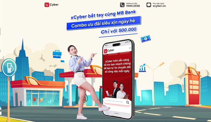 xCyber bắt tay cùng MB Bank: Combo ưu đãi siêu xịn ngày hè - Chỉ với 500.000 đ 1 xCyber hợp tác MB Bank: Combo ưu đãi ngày hè chỉ 500.000đ