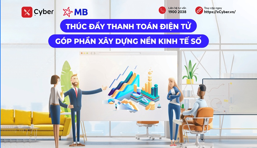 xCyber Books x MB Bank - Thúc đẩy thanh toán điện tử, góp phần xây dựng nền kinh tế số 2 xCyber và MB Bank mang đến giải pháp thanh toán tối ưu cho doanh nghiệp