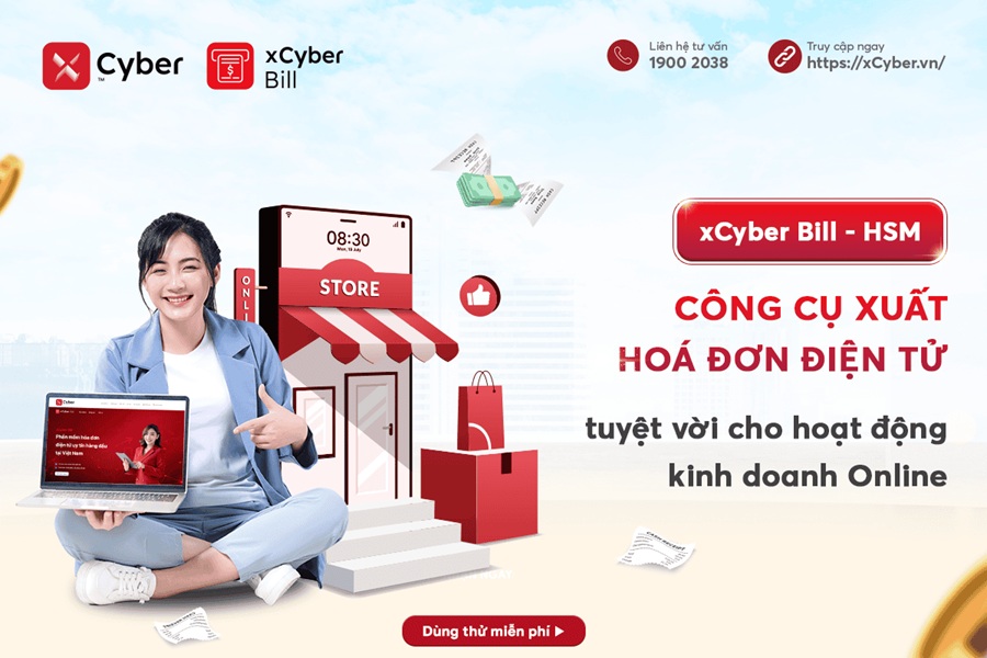 Với xCyber Bill - HSM công cụ xuất hóa đơn điện tử dễ dàng hơn khi kinh doanh Online trên các sàn thương mại trực tuyến 1 xCyber Bill - HSM công cụ xuất hóa đơn điện tử dễ dàng hơn khi kinh doanh Online