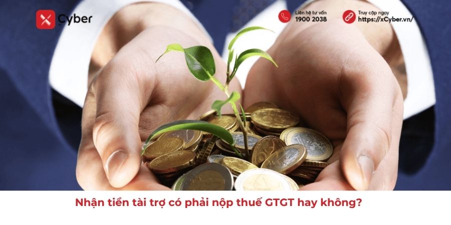 nhận tiền tài trợ có phải nộp thuế gtgt