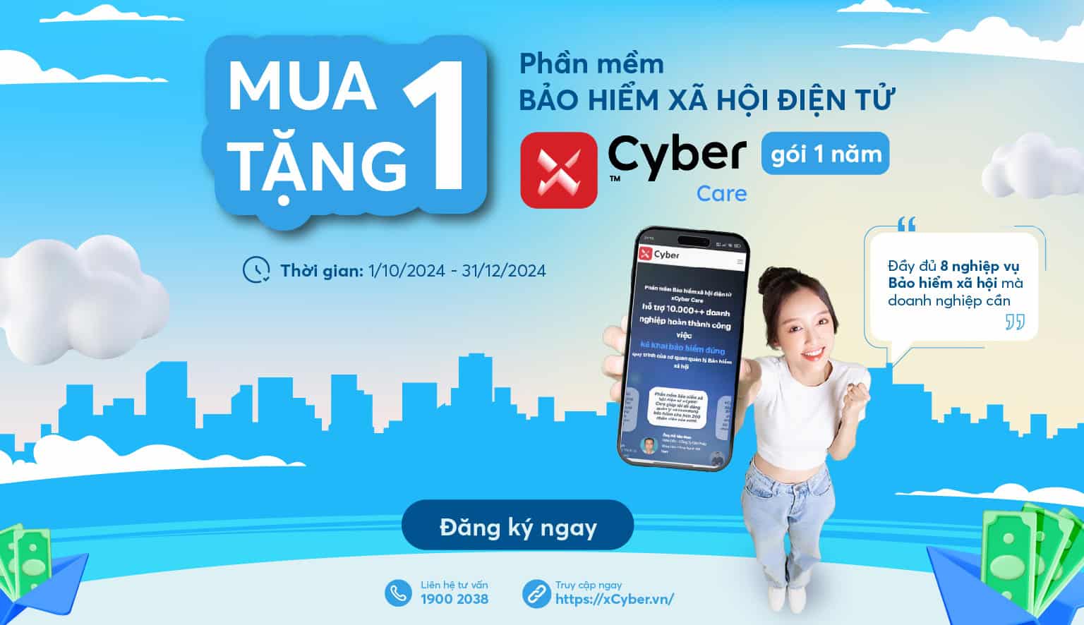 xCyber Care - khuyến mãi quý IV