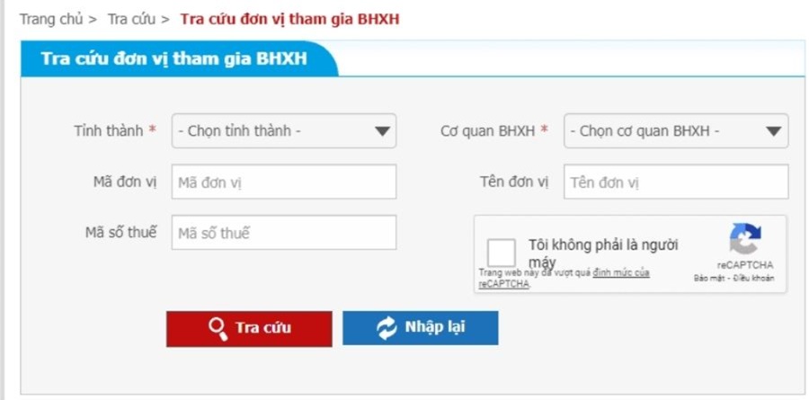 Hướng dẫn tra cứu đóng bảo hiểm xã hội trên baohiemxahoi.gov.vn? Thời gian đóng là khi nào? 6 cách tra cứu đóng bảo hiểm xã hội trên baohiemxahoi.gov.vn - bước 3.4