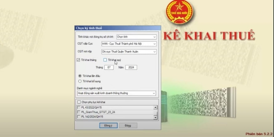 Phiên bản HTKK 5.2.2