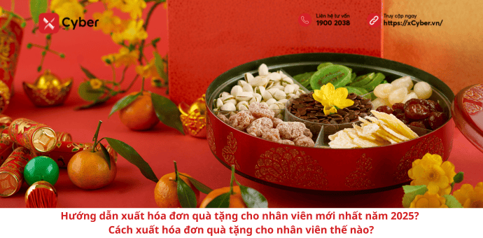 xuất hóa đơn quà tặng cho nhân viên