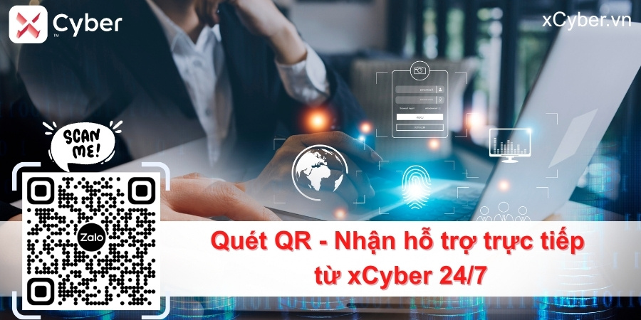 Quét QR Code - Liên hệ trực tiếp cùng xCyber 1 Quét QR Code - Liên hệ trực tiếp cùng xCyber