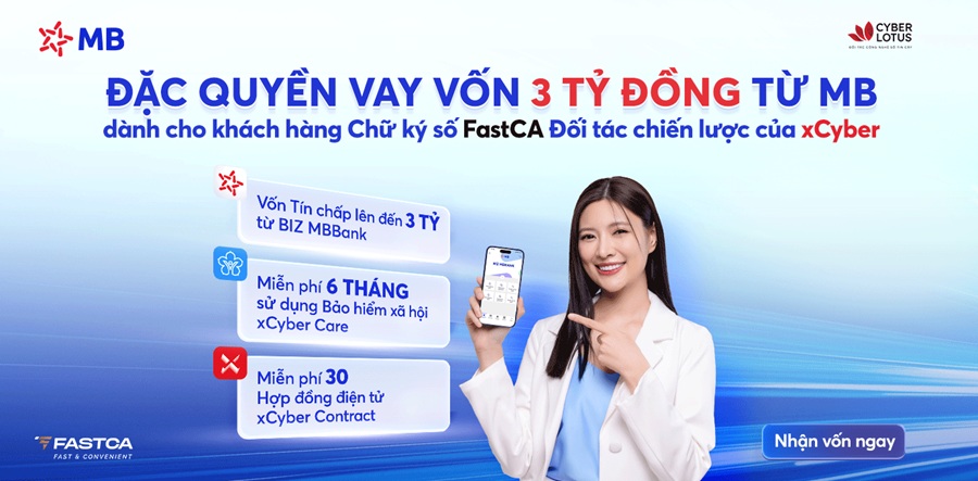 ĐẶC QUYỀN NHẬN VỐN TÍN CHẤP THẤU CHI 3 TỶ TỪ MB