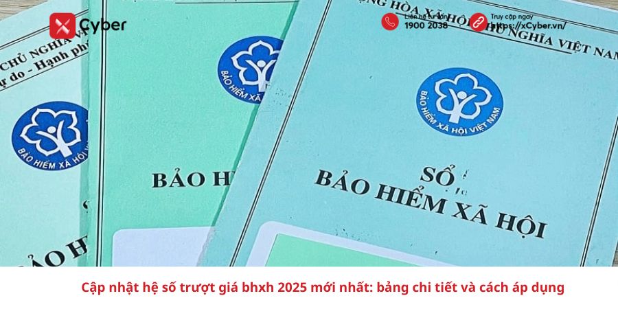 Cập nhật hệ số trượt giá BHXH 2025 mới nhất: Bảng chi tiết và cách áp dụng 15 hệ số trượt giá bhxh
