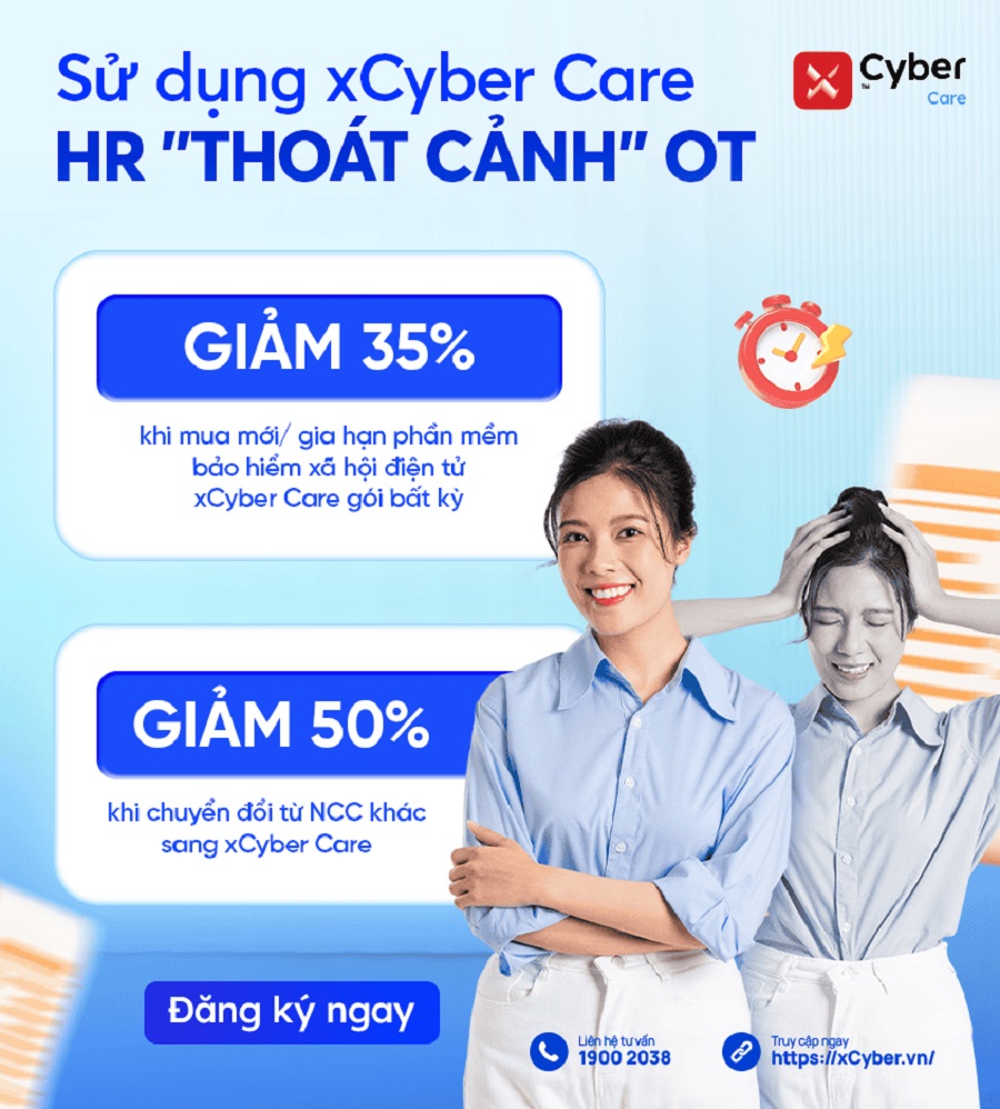SỬ DỤNG XCYBER CARE – HR “THOÁT CẢNH” OT