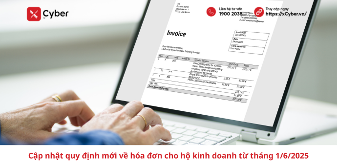 Cập nhật quy định mới về hóa đơn cho hộ kinh doanh từ tháng 1/6/2025
