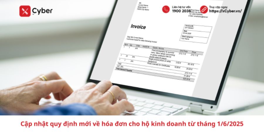 Cập nhật quy định mới về hóa đơn cho hộ kinh doanh từ tháng 1/6/2025