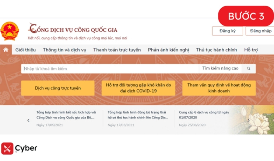 nộp báo cáo tình hình sử dụng lao động 6 tháng đầu năm - bước 3