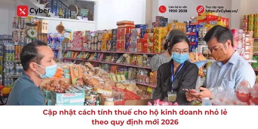 cách tính thuế cho hộ kinh doanh nhỏ lẻ