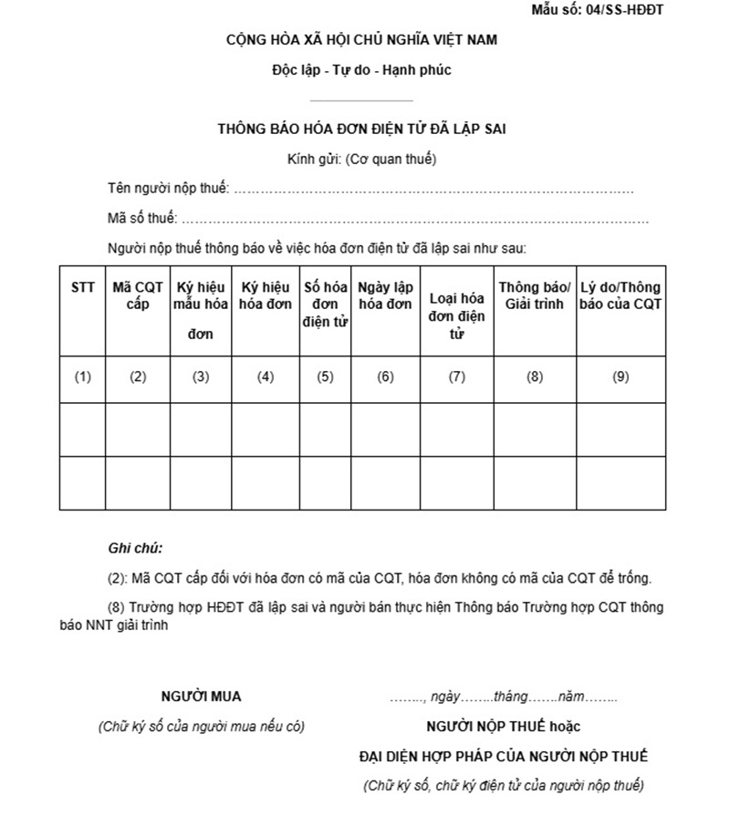 mẫu số 04/ss-hđđt chuẩn theo quy định