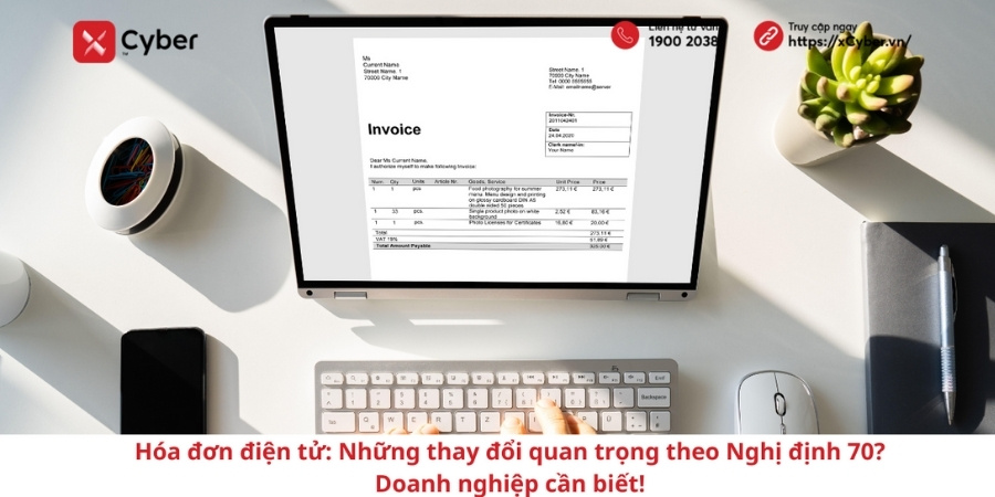 Hóa đơn điện tử: Những thay đổi quan trọng theo Nghị định 70 – Doanh nghiệp cần biết!