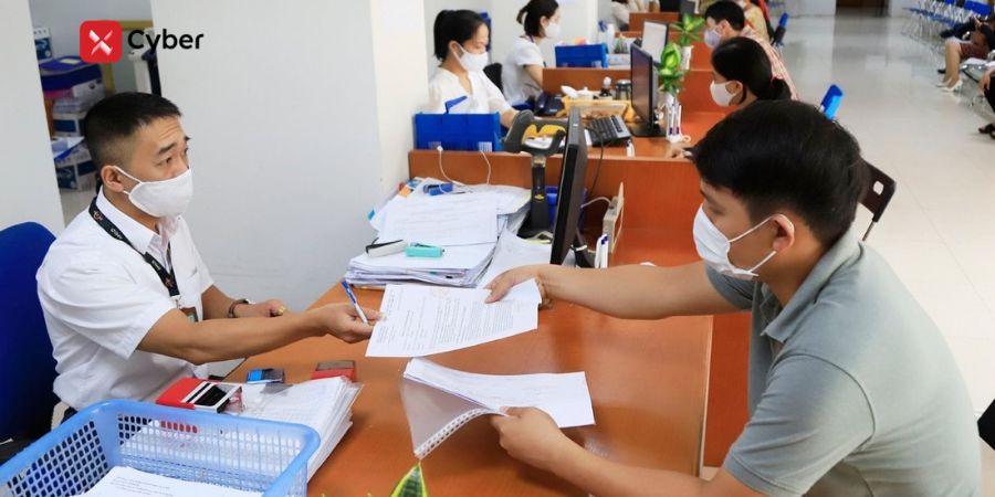 nộp trực tiếp báo cáo tình hình sử dụng lao động 6 tháng đầu năm