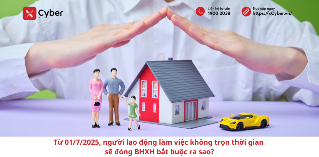 Từ 01/7/2025, người lao động làm việc không trọn thời gian sẽ đóng BHXH bắt buộc ra sao?