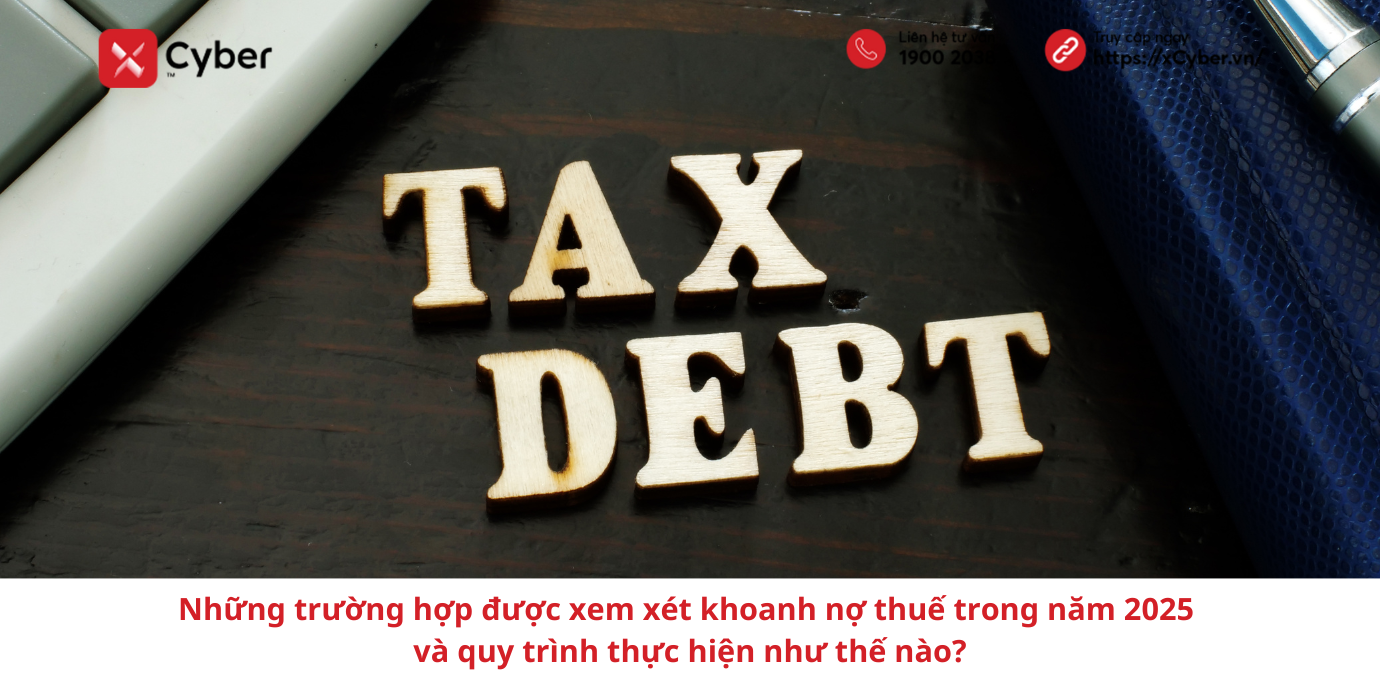 Những trường hợp được xem xét khoanh nợ thuế trong năm 2025 và quy trình thực hiện như thế nào?