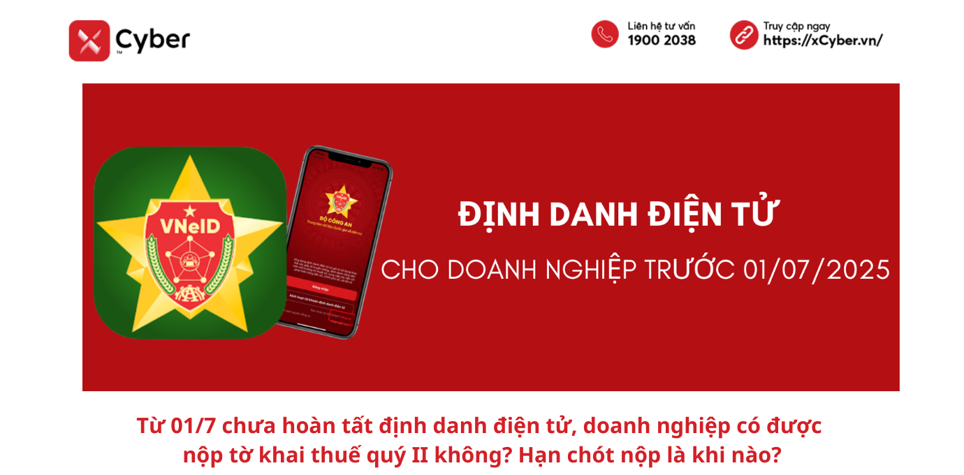 Từ 01/7 chưa hoàn tất định danh điện tử doanh nghiệp, doanh nghiệp có được nộp tờ khai thuế quý II không? Hạn chót nộp là khi nào?