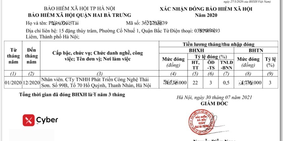 cách kiểm tra chốt sổ bhxh trên vssid - bước 4