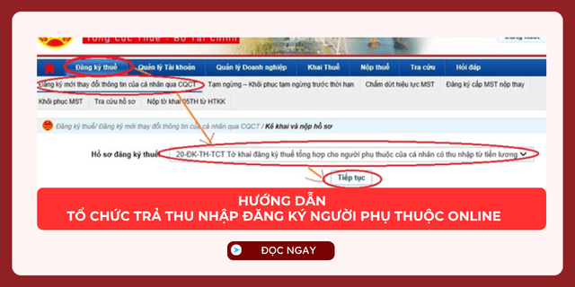 Hướng dẫn chi tiết cách đăng ký người phụ thuộc online năm 2025