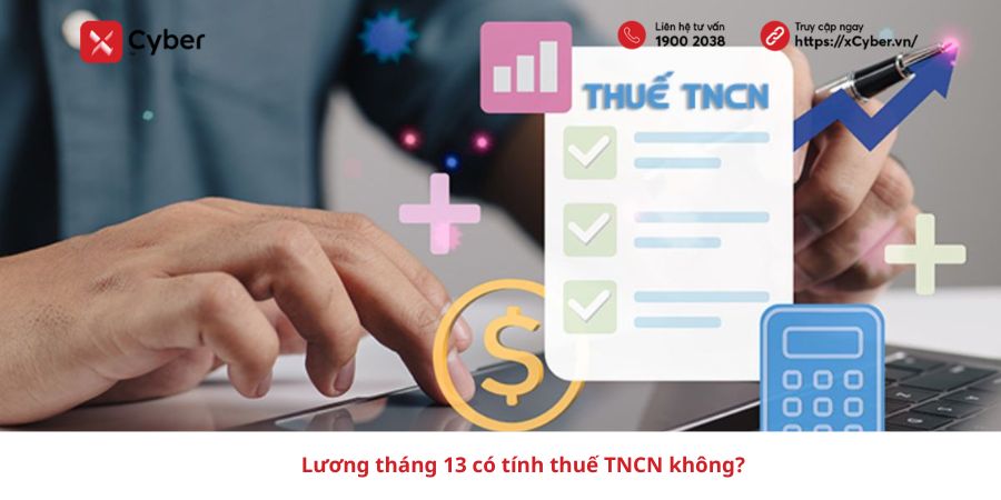 lương tháng 13 có bị tính thuế tncn không