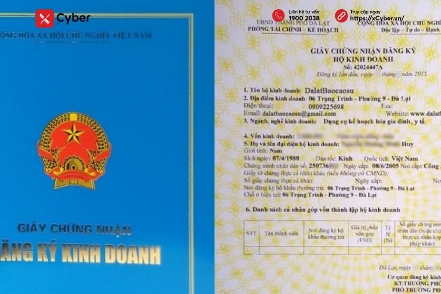 giấy chứng nhận đăng ký hộ kinh doanh là gì