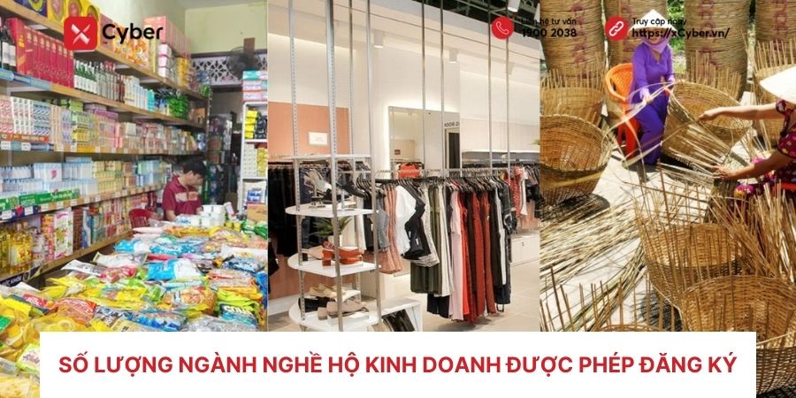 Giải đáp: Hộ kinh doanh được đăng ký bao nhiêu ngành nghề? 1 hộ kinh doanh được đăng ký bao nhiêu ngành nghề