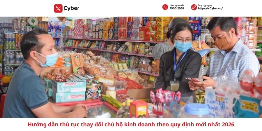 thủ tục thay đổi chủ hộ kinh doanh