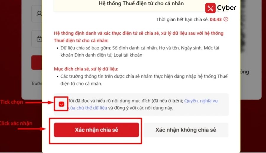 Tra cứu người phụ thuộc trên Thuế điện tử đối với cá nhân