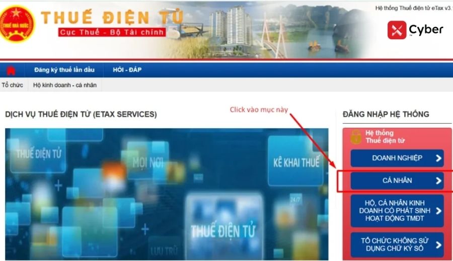 Tra cứu người phụ thuộc trên Thuế điện tử đối với cá nhân