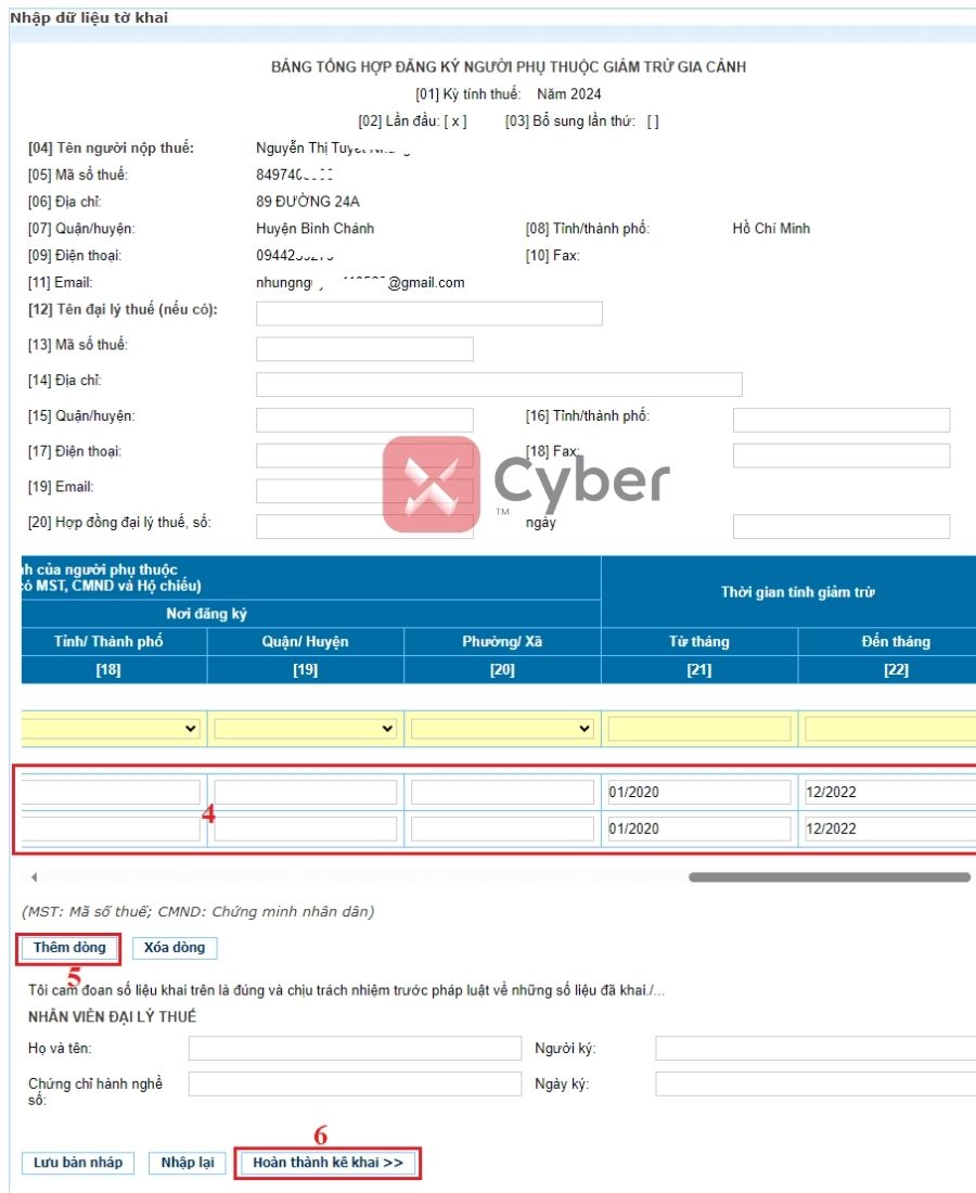 Thủ tục cắt giảm người phụ thuộc online theo quy định mới nhất 2026 3 Cách cắt giảm người phụ thuộc trên Thuế điện tử