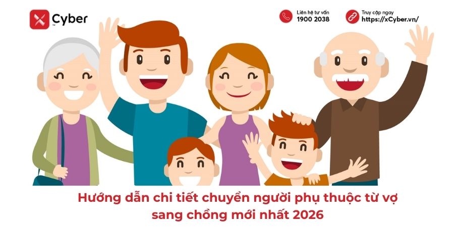 chuyển người phụ thuộc từ vợ sang chồng