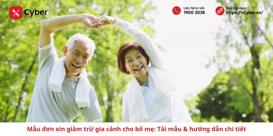 Mẫu đơn xin giảm trừ gia cảnh cho bố mẹ mới nhất và cách điền đúng quy định 1 mẫu đơn xin giảm trừ gia cảnh cho bố mẹ