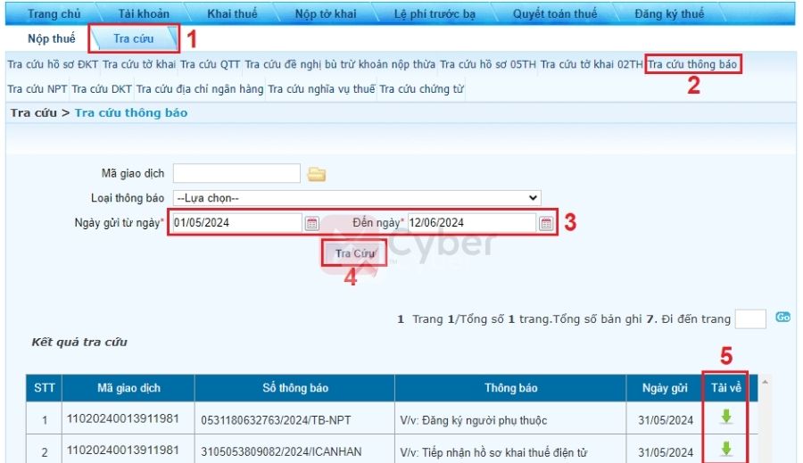 Thủ tục cắt giảm người phụ thuộc online theo quy định mới nhất 2026 7 Tra cứu kết quả xử lý hồ sơ cắt giảm người phụ thuộc