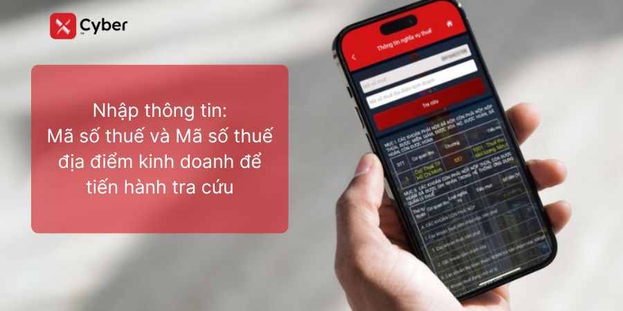 Tra cứu nợ thuế doanh nghiệp trên Etax Mobile - Bước 4
