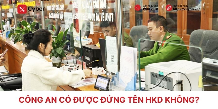 công an có được đứng tên hộ kinh doanh không