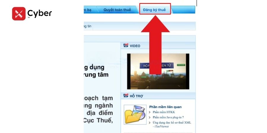 Thủ tục đóng mã số thuế hộ kinh doanh online - Bước 2.1