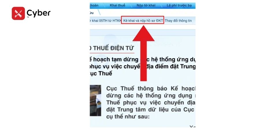 Thủ tục đóng mã số thuế hộ kinh doanh online - Bước 2.2