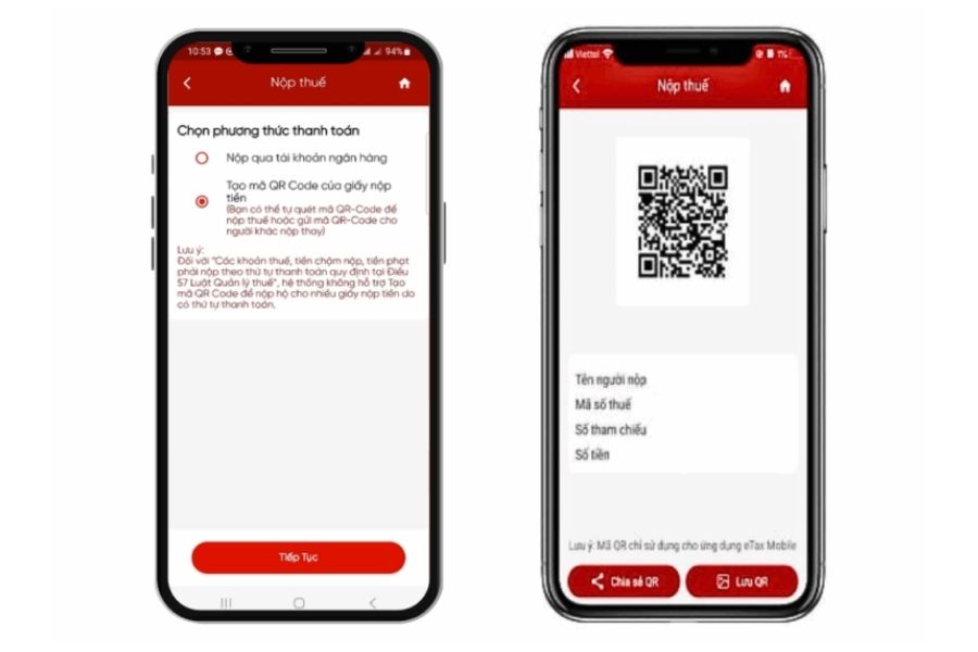 Cách kê khai thuế hộ kinh doanh Quý I.2026 Qua ứng dụng Etax Mobile - Bước 6.2