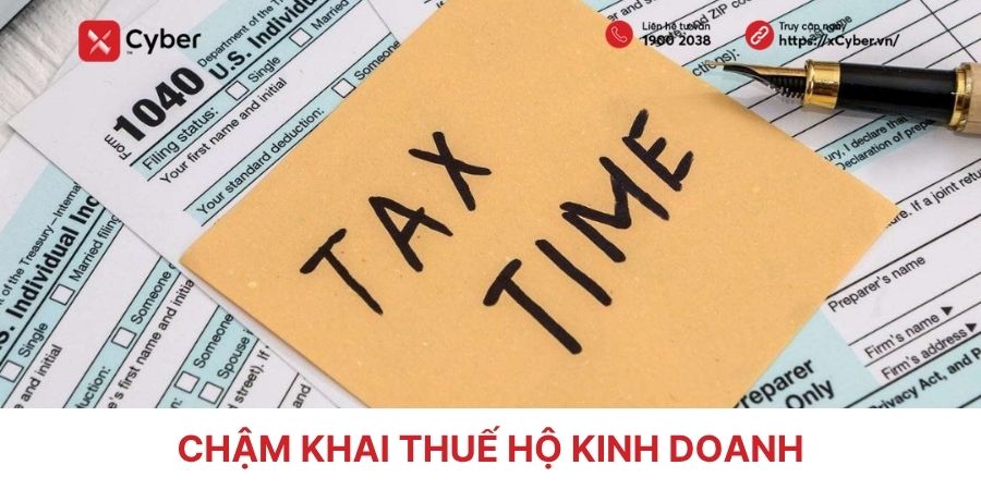 Chậm kê khai thuế hộ kinh doanh: Chi tiết mức phạt và thời hạn quy định 1 chậm kê khai thuế hộ kinh doanh