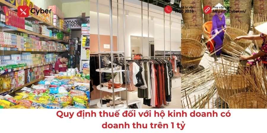 hộ kinh doanh có doanh thu trên 1 tỷ